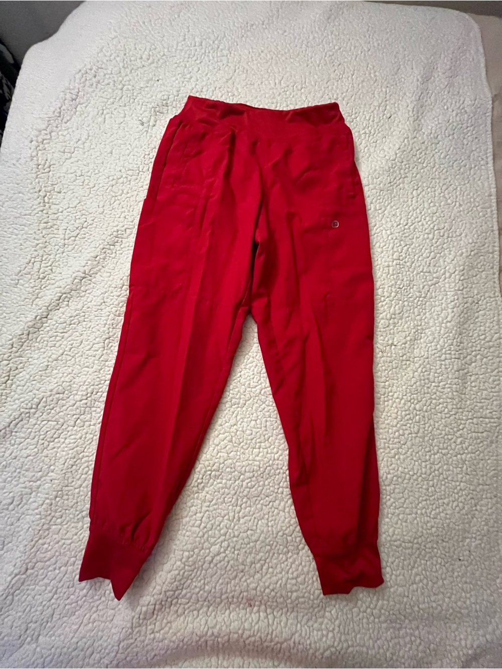 Women's Red Track Joggers - Casual Activewear